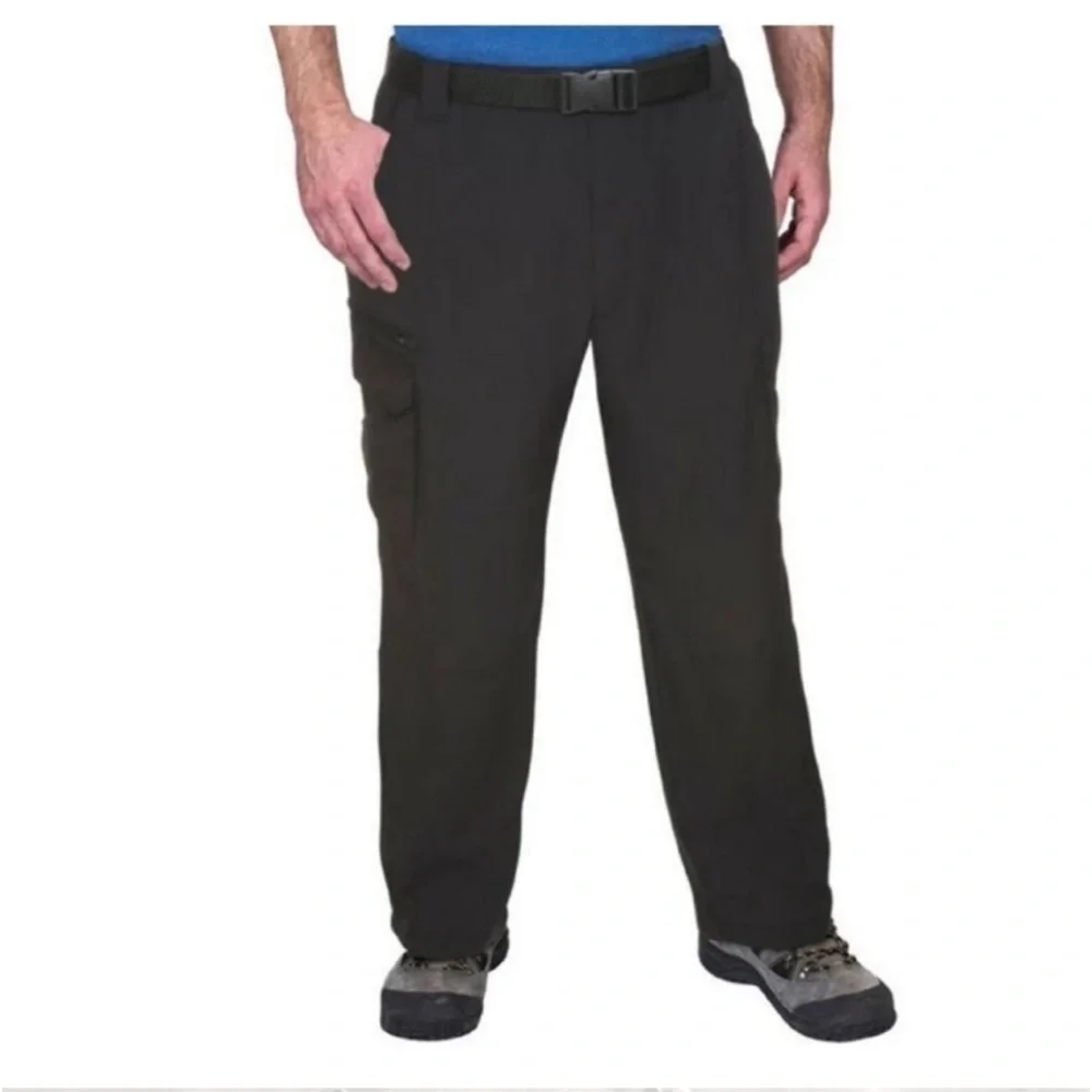 The American Outdoorsman Men's Durable Ripstop Fleeced Lined Pants w/ Belt 010.